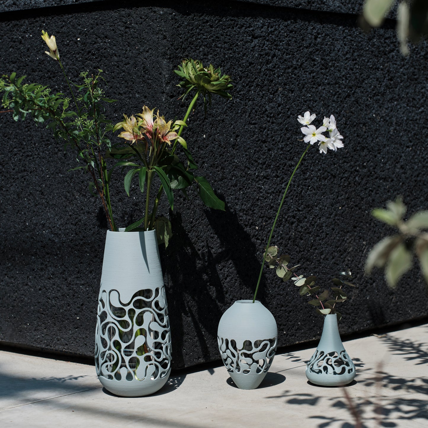 フラワーベース NB1 花瓶 花器 3Dプリント 3Dプリンター インテリア ガラス プラスチック GogoCollective GoGo1122