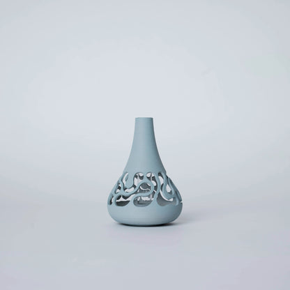 フラワーベース　NB3　花瓶　花器　3Dプリント　3Dプリンター　インテリア　ガラス　プラスチック　GogoCollective　GoGo1122　スモーキーグリーン
