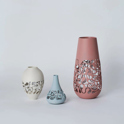 フラワーベース　NB1　花瓶　花器　3Dプリント　3Dプリンター　インテリア　ガラス　プラスチック　　GogoCollective　GoGo1122