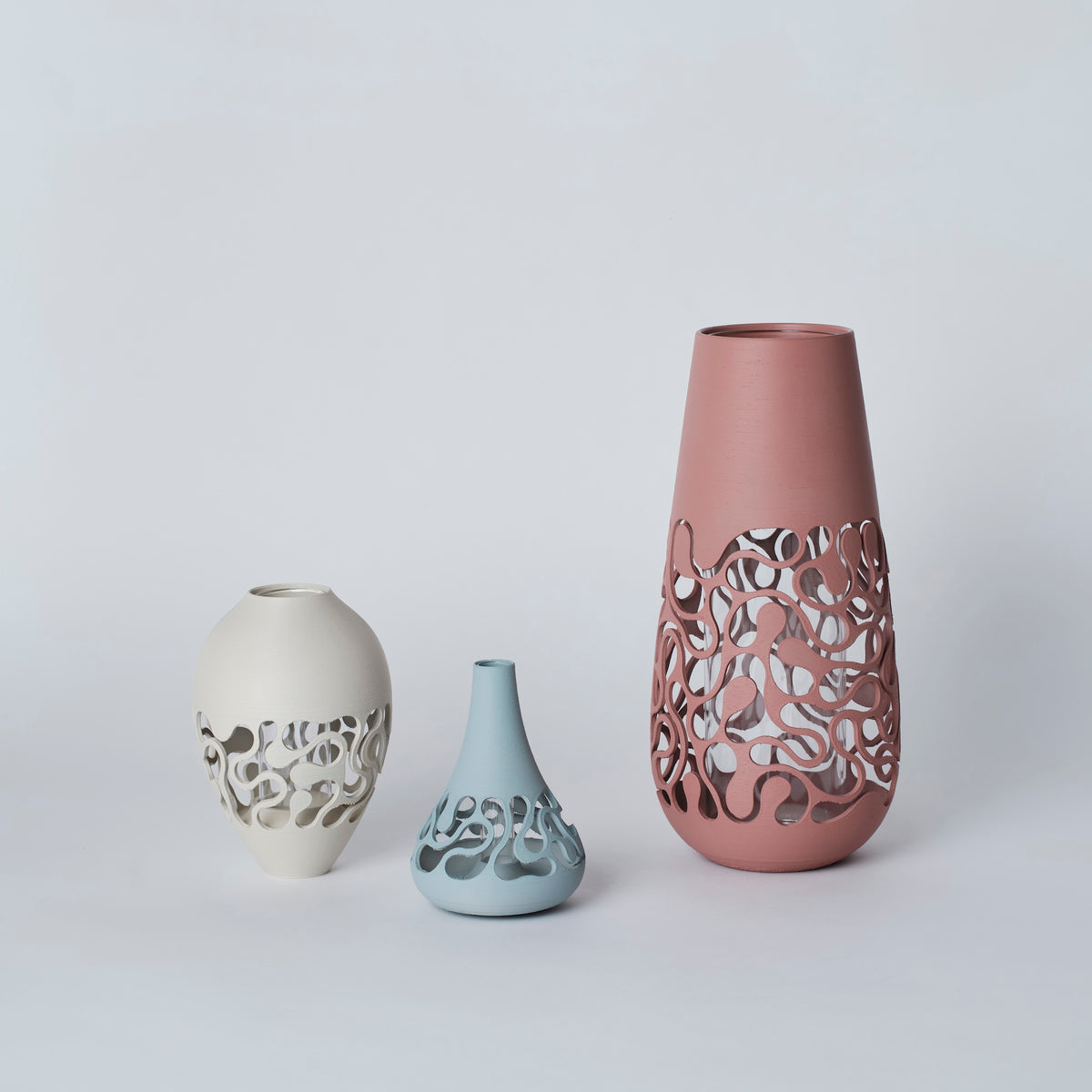 フラワーベース　NB2　花瓶　花器　3Dプリント　3Dプリンター　インテリア　ガラス　プラスチック　　GogoCollective　GoGo1122　